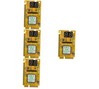 Mikikit 4sets Versatile Motherboard Tester Tool for Laptop Motherboard Testing Convenient Mother Board Tester Reliable Testing Card for High-performance and Multi-core Scenarios