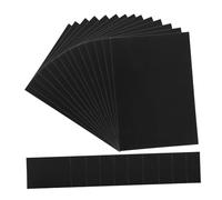 Mikikit 50 Sheets Black DIY Craft Paper for Origami Scrapbooking Drawing Handmade Cardstock for Teens Teachers Family Art Projects