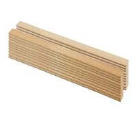 Mikikit 50Pcs DIY Crafting Sticks Bamboo Wood Craft Supplies Natural Bamboo Crafting Sticks for Building Models Photo Props and Handmade Art Projects