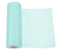 Mikikit 50pcs Kitchen Dish Cloth Roll Strong Water Absorption and Gentle Care, Viscose and Polyester Non-woven Cloth, for Washing Dishes and Cleaning Walls