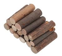 Mikikit 50pcs Natural Small Wooden Sticks 1-1.5cm Diameter 5cm Length Handmade DIY Photo Props Dry Branches Craft Supply for Arts and Woodcraft Projects