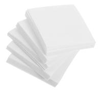 Mikikit 50pcs White Ceramic Fiber Sheet Fireproof Gasket Paper for Microwave Kiln High Temperature Insulation Squares with Versatile Application for DIY Pottery and Hot Melt Kilns