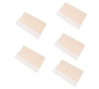 Mikikit 5pcs Cotton Linen DIY Blank Oil Painting Canvas 48x57cm Unframed Canvas Sheets for Artists Drawing and Painting Supplies