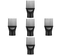 Mikikit 5pcs Hair Dryer Nozzle Comb Attachments Small Concentrator Nozzles Hair Blower Styling Tool Accessories for Salon and Home Use
