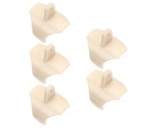 Mikikit 5pcs Khaki Clarinet Thumb Rest Cushion Set Made of Sturdy Abs Material and Stress, Wear-resistant Support for Comfortable Playing