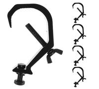 Mikikit 5pcs Metal Stage Light Truss Clamps Hanging Hooks for Moving Head Lamps Dj Projector Lighting Accessories Compatible with Lighting Truss