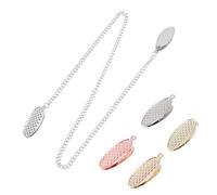 Mikikit 5pcs Napkin Clips Iron Bib Holders Easy to Carry and Keep Napkins Securely in Place for Feeding Bibs Suitable for People of Ages