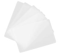 Mikikit 5pcs Pvc Card Holders for Business Cards Ultra-thin Design with High Transparency Protective Sleeves for Everyday Use and Wallet Storage