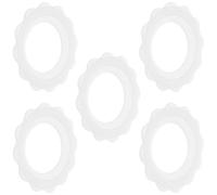 Mikikit 5pcs Silicone Breast Protection Covers Non-slip and Sweat-resistant Breastfeeding Shields for Breastfeeding Mothers, Comfortable and Reusable Breast Cups Suitable for Use at Home