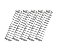 Mikikit 5pcs Trumpet Button Springs Piston Replacement Instrument Accessories Silver for Trumpet Models Portable and Practical