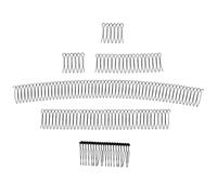 Mikikit 5Pcs U-Shape Hair Finishing Fixer Comb Invisible Pins for Women Hair Accessories to Control Flyaway and Create Updos for Daily and Salon Use