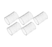 Mikikit 5pcs Water Pipe Coupling Adapter Tube Acrylic Hard Tube Structure Straight Connectors Design Wide Compatibility Monitoring Fluid Flow for Fish Tank Water Processing Systems