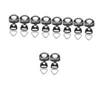 Mikikit 5sets Triangle Hook Camera Screw Neck Strap Fixing Screw Holder for Camera Clip Replacement Triangle Split Hook for Strap Sling