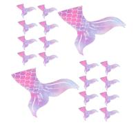 Mikikit 60pcs Mermaid Birthday Party Napkins Sea-Themed Paper Napkins Under The Sea Decorations Beach Picnic Supplies