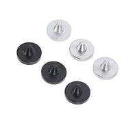 Mikikit 6pcs Camera Shutter Button Aluminum Alloy Button Replacement Concave Shutter Camera Accessory Part