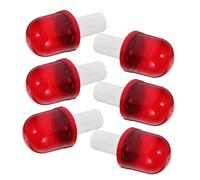 Mikikit 6pcs Emergency Light Vehicle Vehicle Emergency Warning Lights PP Compact Design High Visibility for Pickup Truck Daily Commuting Longdistance Travel