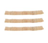 Mikikit 6Pcs Miniature Straw Thatched Roof Grass Artificial Roofing for Dollhouse and Fairy Garden Craft Decorations