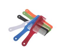 Mikikit 6pcs Professional Barber Comb Hair Cutting Comb Flat Top Clipper Cuts for Barber Shop Hairdresser Styling Tools