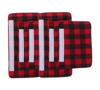 Mikikit 6pcs Refrigerator Handle Gloves Christmas Microwave Oven Handle Cover Fridge Door Covers Replacement Fridge Wraps