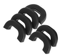 Mikikit 6pcs Silicone Panhandle Covers Set, Anti-scalding and Oil-resistant Pot Handle Sleeves for Cooking Utensils, Practical Heat-resistant Handle Holders for Kitchen Use