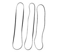 Mikikit 6pcs Turntable Recorder Belt Cassette Tape Belt for Record Player Noise Reduction and Smooth Rotation