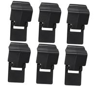 Mikikit 6pcs Turtle Tank Latch Buckle Reptile Feeding Box Lock Waterproof Glass Terrarium Accessory for Turtle and Reptile Breeding