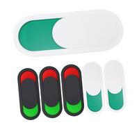 Mikikit 6pcs Vacant Occupied Slider Door Signs for Office Conference Restroom Privacy Indicator Smooth Surface Identification for Meeting Rooms