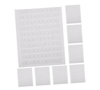 Mikikit 800pcs Clear Double Sided Adhesive Dots for Wall Hanging High Adhesive Power Nano Residue Removable Transparent Tape Spots for Posters Crafts Decorations Museum Exhibits and Home