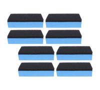 Mikikit 8pcs Car Wax Applicator Pads with High-density Sponge for Shine and Crystal Plating, Dual-sided Sponge Polishers Designed for Car's Paint Surface Detailing and Polishing