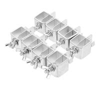 Mikikit 8pcs Carbon Steel Butt Welding Clamps Set for Auto Bodies and Car Doors, Ergonomic Design Versatile Usage for Precision Sheet Metal Welding and Panel Repair