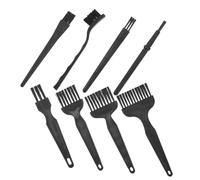 Mikikit 8pcs Electric Cleaning Brush Set Trimmer Cleaning Tools with Detail Brushes for Men’s Electric Clippers and Shaving Accessories