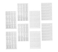 Mikikit 8pcs Planner Stickers for Women Monthly to Do List Diary Journal Scrapbooking with Strong Adhesion and Stylish Designs Compact Portable DIY Calendar Decals
