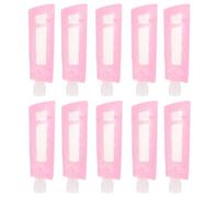 Mikikit 90ml Portable Refillable Travel Pouch Set for Cosmetics and Moisturizers, Easy to Carry Pink Emulsion Storage Bags with Flip Cap, for Daily Life and Travel