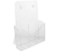 Mikikit A4 Single Tier Document Rack Made of Sturdy Abs for Organizing Reports and Magazines in Office Spaces with Simple Design