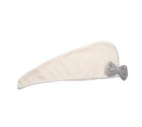 Mikikit Absorbent Hair Drying Hat Coral Fleece Shower Cap for Quick Drying Comfortable Fit for Women present for Friends for Wet Hair Care Beige