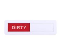 Mikikit Acrylic Dishwasher Clean Dirty Magnet with Indicator and Reusable Magnetic Sign for Doors, for Graduation Time and New Homes Kitchen Organisation