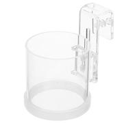 Mikikit Acrylic Fish Feeding Ring Reusable Aquarium Feeder Rings Convenient to Install Suitable for Fresh and Salt Water Fish Tank
