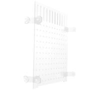 Mikikit Acrylic Isolation Board Fish Tank Filtering Plate Good Water Permeability Practical Acrylic Material 11.79x9.82x0.08in Dimensions Breeding Pet Aquarium Fish Tank Supply Suction Cup