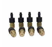 Mikikit Adjustable Copper Sprayer Nozzle with Atomization Function for Gardening Watering and Balcony Use, Abs Material, Suitable for Flower Crops and Greenhouse Nursery, 0.7-0.9