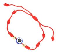 Mikikit Adjustable Evil Eye Bracelet Hand Woven Red String Rope 2 Pcs for Women and Men with Evil Eye Charm, Flexible and Comfortable Fit, for Daily Wear and Gift