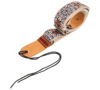 Mikikit Adjustable Ukulele Strap Replacement Fashionable and Modern Shoulder Strap with Nylon and Leather Material Wide Range of Applications Suitable for Most Ukuleles for Friends