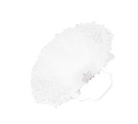 Mikikit Adjustable White Non-woven Pet Cat Bridal Veil with Crown Pattern, Charming Wedding and Perform Costumes Accessory, Ready to Wear for Cats 2-35kg