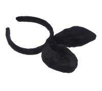 Mikikit Adorable Bunny Ears Headband for Birthday and Christmas Party, Lightweight Cloth Material with Smooth Surface, Delicate Design Small Rabbit Hairband for Cute Plush Hair Accessories
