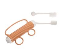 Mikikit Adult Adaptive Toothbrush with Ergonomic Handle and Finger Loops, Replaceable Head Designed for Limited Dexterity and Independent Oral Care