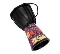 Mikikit African Djembe Drum for Children Hand Percussion Instrument Lightweight Boys and Girls Hand Drum with Artificial Goatskin and Pvc Suitable for Beginners in Stage Performance