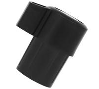 Mikikit Alto Saxophone Wind Instrument Accessory Abs Sax End Plug Black End Cap Sturdy Key Collision Prevention Stylish Sophisticated Appearance for Saxophone Players