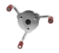 Mikikit Aluminum Alloy Smoke Transducer Removal Tool with Removable Head for Effortless High-level Maintenance and Repair in Residential Buildings and Home Use