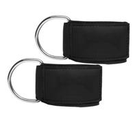 Mikikit Ankle Straps Fitness Accessory 2pcs Neoprene with Fastening System Rings and Hooks Lightweight for Cable Machine Suitable for Daily Life and Hip Abduction Exercises