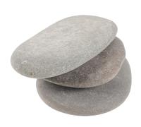 Mikikit Aquarium Decoration 3Pcs Turtle Tank Stones Natural Flat Surface Basking Platform for Reptiles Climbing and Stepping Stones Random Color