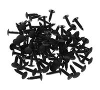 Mikikit Automotive Body Trim Fasteners Kit 100 Pcs Sturdy Plastic Retainer Clips for Door Panels Bumpers Suitable for Headliners and Plastic Rivets